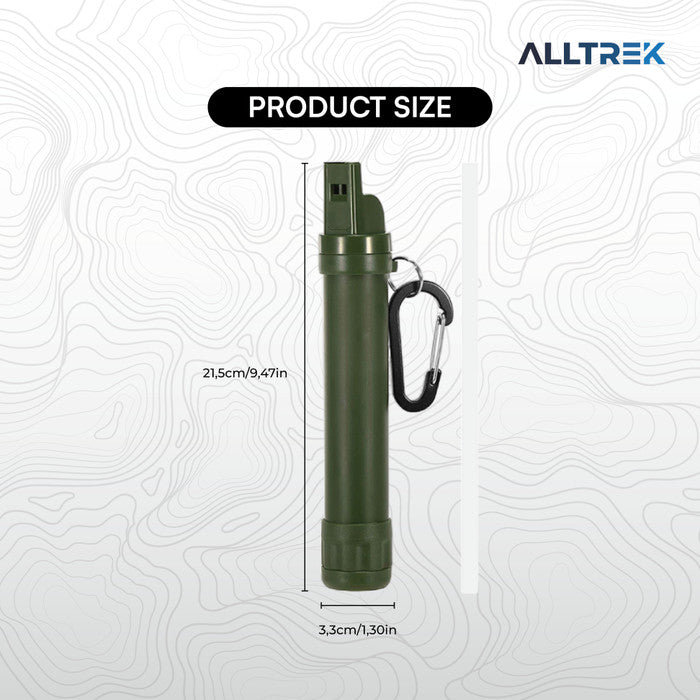 ALLTREK หลอดกรองน้ำ ATWFS-01 หลอดกรองเครื่องฟอกอากาศมัลติฟังก์ชั่น