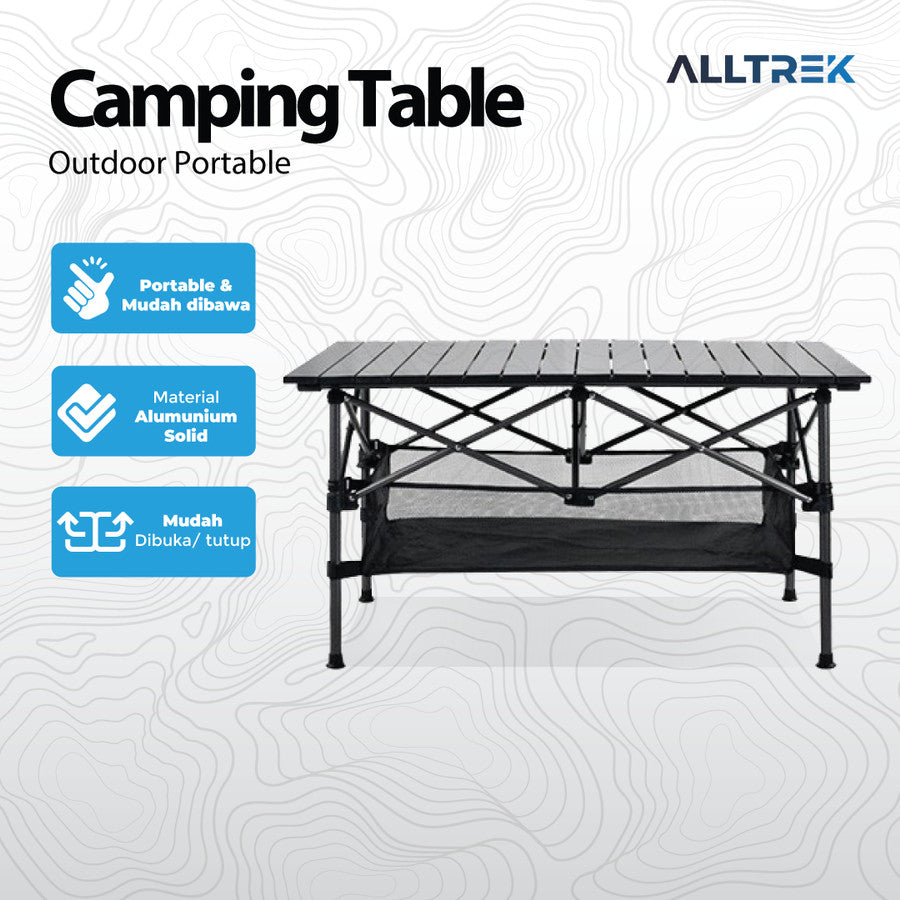 ALLTREK Meja Lipat Camping Folding Table Portable