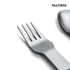 ALLTREK Alat Makan Magnetic Aluminum Alloy Knife, Fork And Spoon Three-piece