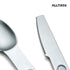 ALLTREK Alat Makan Magnetic Aluminum Alloy Knife, Fork And Spoon Three-piece