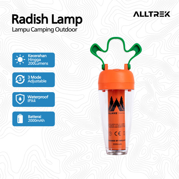 ALLTREK Lampu Camping RADISH Outdoor Lamp