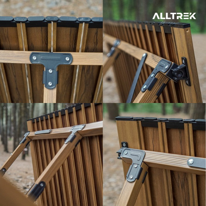 ALLTREK Folding Table KINGMAX Meja Kayu Lipat Portable Camping Outdoor