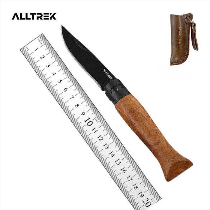 ALLTREK Pisau Lipat Outdoor ROZES Survival Folding Knife