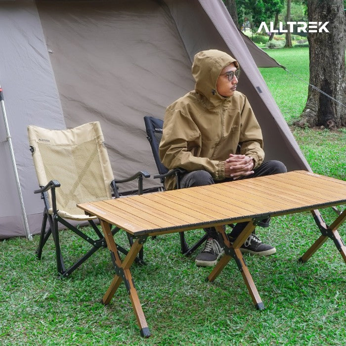 ALLTREK Kursi Lipat Outdoor PRIMO Comfortable Camping Glamping Luxury - Cream