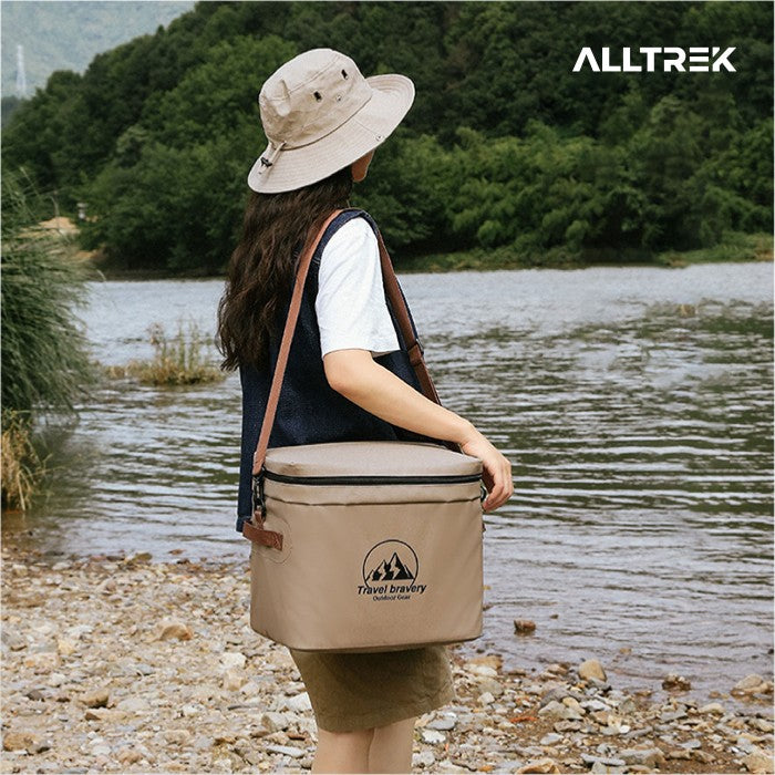 ALLTREK Cooler Bag 20L Cool Box Tas Pendingin Portable Camping Outdoor - Army Green