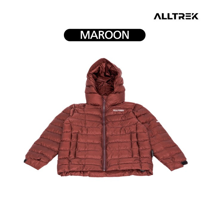 ALLTREK Puffer Jacket ARMOUR Synthetic Goose Down Insulated Jaket Bulang KIDS - Maroon, L