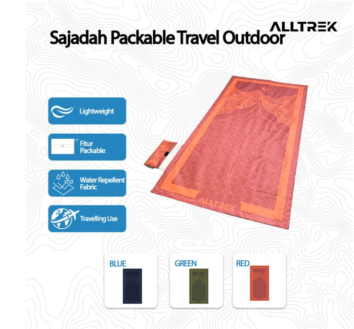 ALLTREK Sajadah Packable Travel Outdoor - Red