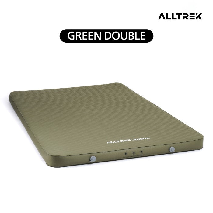 ALLTREK Matras Kasur Angin AUTION Air Mattress Comfort Foam Camping - Single Green