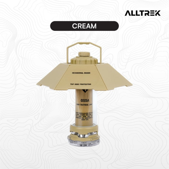 ALLTREK Lampu Camping LED OXSA Portable Emergency Flashlight - Cream