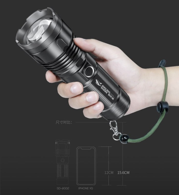 ALLTREK Lampu Senter Camping ATFL-1 Super Bright Long Range Flashlight