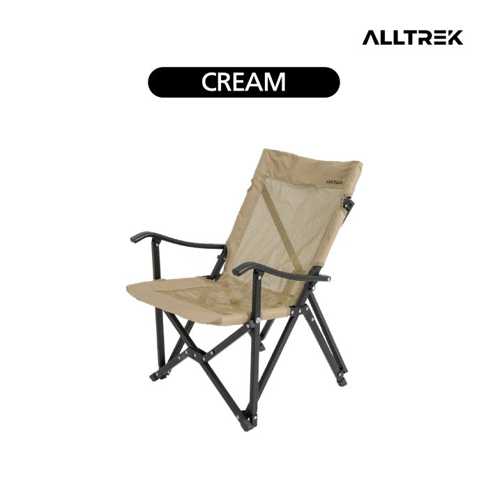 ALLTREK Kursi Lipat Outdoor PRIMO Comfortable Camping Glamping Luxury - Cream