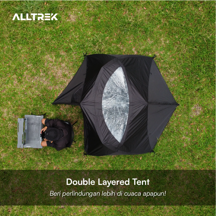 ALLTREK Tenda Camping RAPTOR Double Layer Kangaroo Tent 1-2 Person