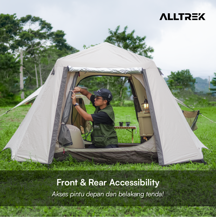 ALLTREK Tenda Camping EVORIA Automatic Tent Double Layer 3-4 Person