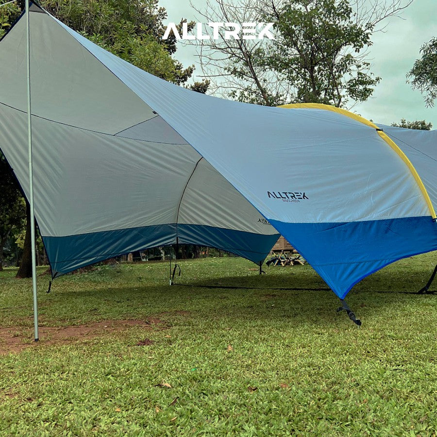 ALLTREK Flysheet Bigscreen Camping Besar 6*6meter Anti UV Multifungsi