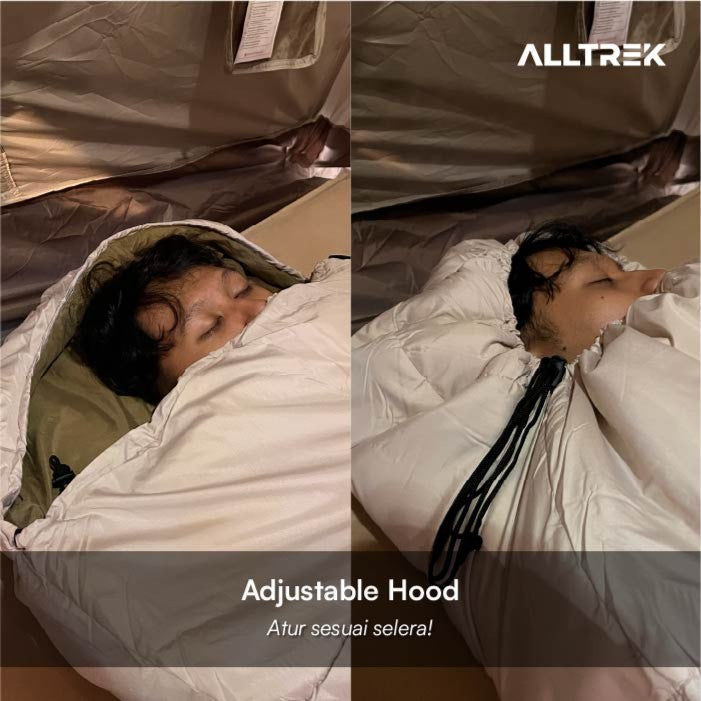 ALLTREK ถุงนอน RUMI กลางแจ้งแบบพกพา Camping ผ้าห่มนอน