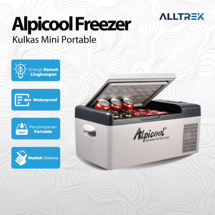 ALLTREK Kulkas Portable Mini Freezer Mobil Multifungsi 12v/24v - 25L