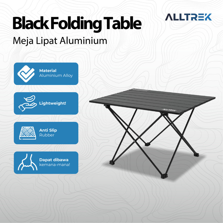 ALLTREK Meja Lipat Camping ATFT-03 Folding Table Portable