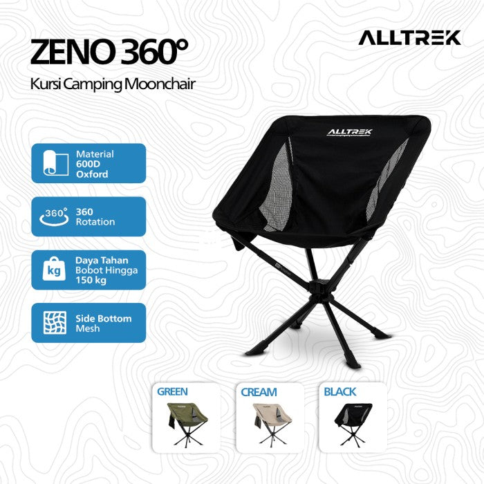 ALLTREK Kursi Camping ZENO Moonchair 360 Portable