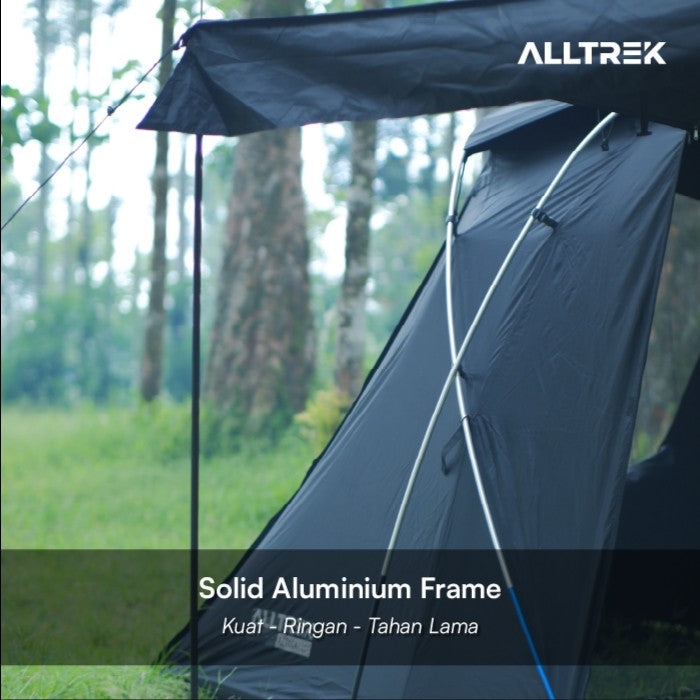 PREORDER - ALLTREK Tenda Camping AZTECA Tunnel 5P Triple Layer Waterproof Tent