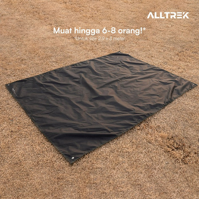 ALLTREK Footprint Alas Tenda Camping Oxford Waterproof Groundsheet - 2x2 M