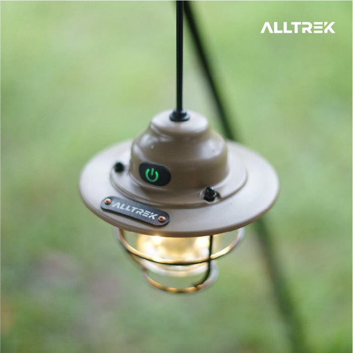 ALLTREK Hanging Lamp Vintage RYGEN Lampu Gantung LED Rechargeable - Khaki