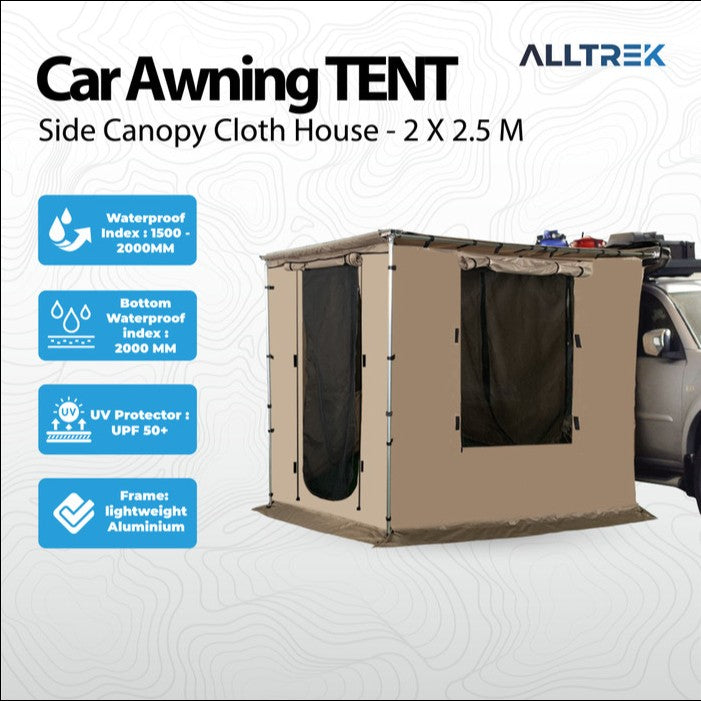 ALLTREK Car Awning TENT Side Canopy Cloth House