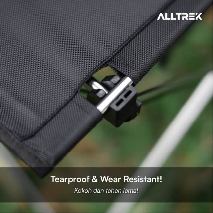 ALLTREK โต๊ะพับตั้งแคมป์ ATFT-05BL โต๊ะพับเดินป่าแบบพกพา