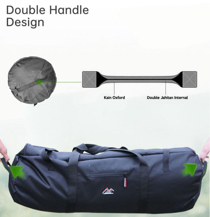 ALLTREK Tas Multifungsi Portabel Lipat Tenda Outdoor Waterproof - S