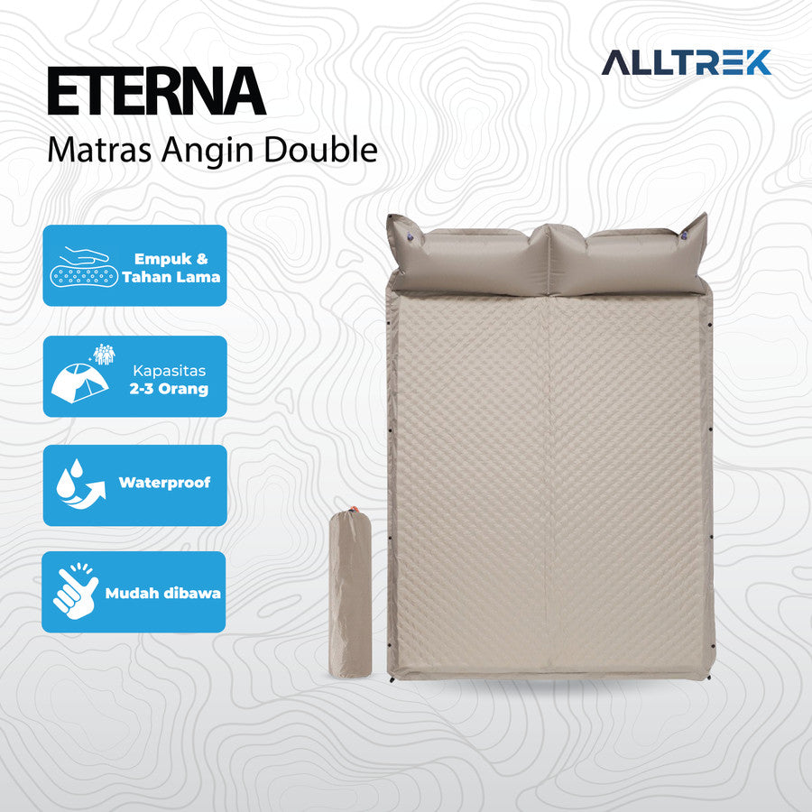 ALLTREK Matras Angin Double ETERNA Self Inflate With Pillow