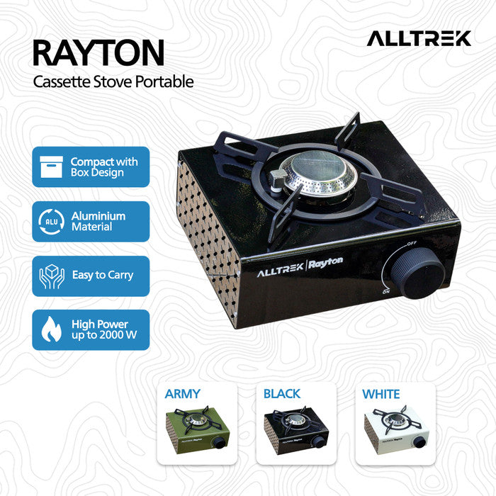 ALLTREK Kompor Camping RAYTON Mini Casette Stove