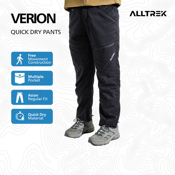 กางเกงกลางแจ้งแบบแห้งเร็ว Alltrek Verion