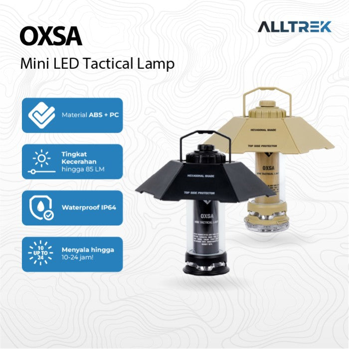 ALLTREK Lampu Camping LED OXSA Portable Emergency Flashlight - Cream