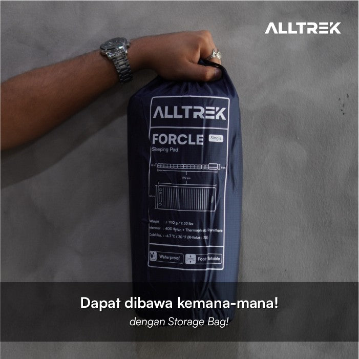 ALLTREK Sleeping Pad FORCLE Matras Angin Self Intflate Ultralight