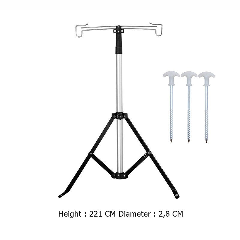 ALLTREK Stand Lamp Tripod ATLS-3 Camping Tiang Lampu Outdoor