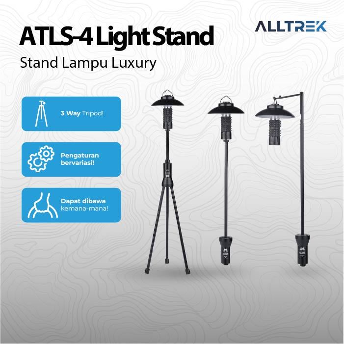 ALLTREK โคมไฟตั้งพื้น 3 โหมด ATLS-4 เสาไฟแคมป์ปิ้งกลางแจ้ง