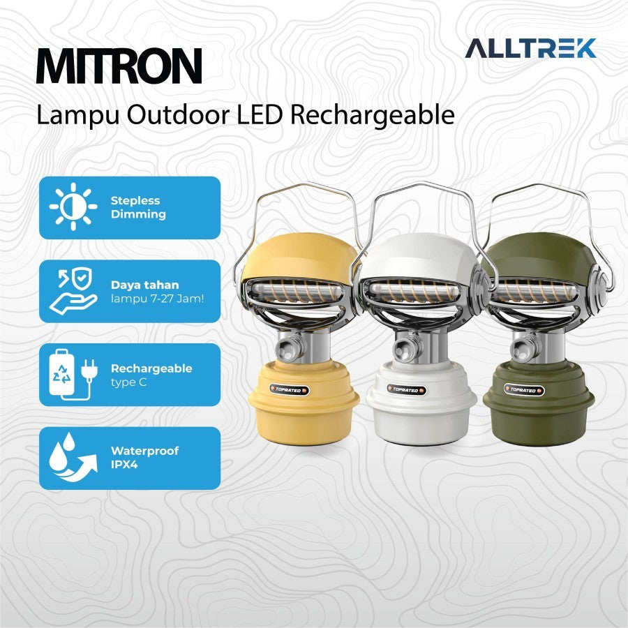 ALLTREK Lampu Camping MITRON Atmosphere Lamp Rechargeable Portable