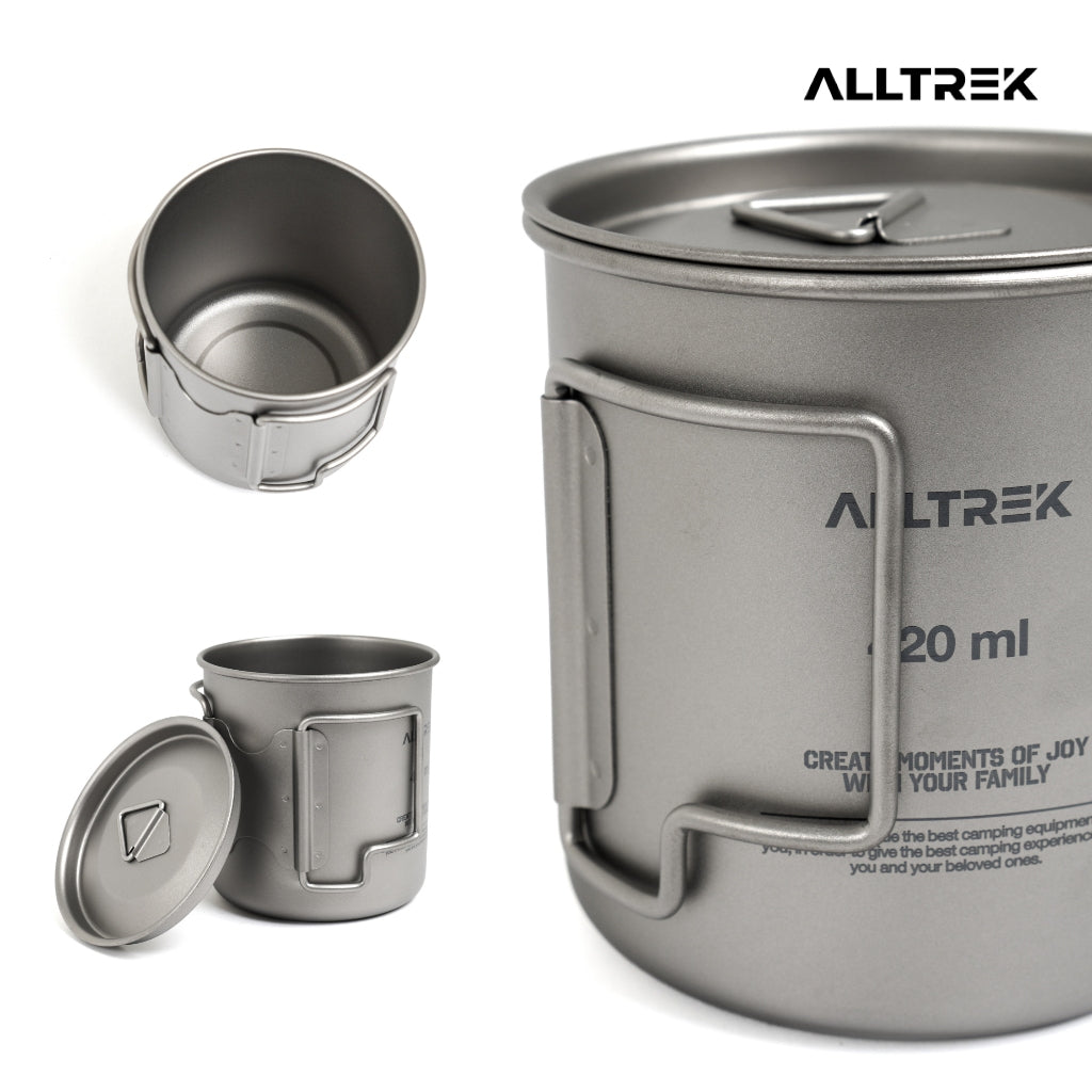 ALLTREK Titanium Water Cup GRANAR Portable Outdoor Camping