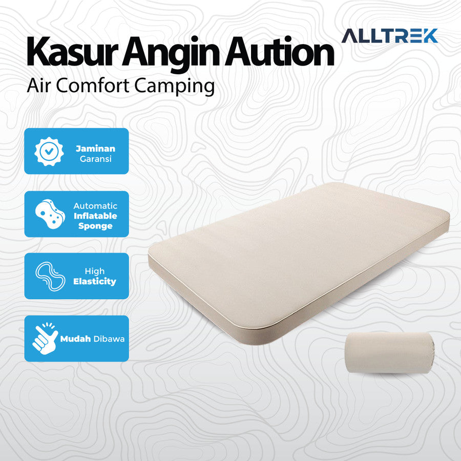 ALLTREK Matras Kasur Angin AUTION Air Mattress Comfort Foam Camping