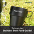 ALLTREK Stainless Cup Camping Mug 300ML 4Pcs Black Series