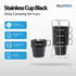 ALLTREK Stainless Cup Camping Mug 300ML 4ชิ้น Black Series