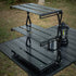 ALLTREK Folding Rack Table Black Rak Lipat Meja Multifungsi