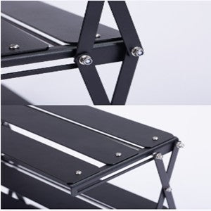 ALLTREK Folding Rack Table Black Rak Lipat Meja Multifungsi