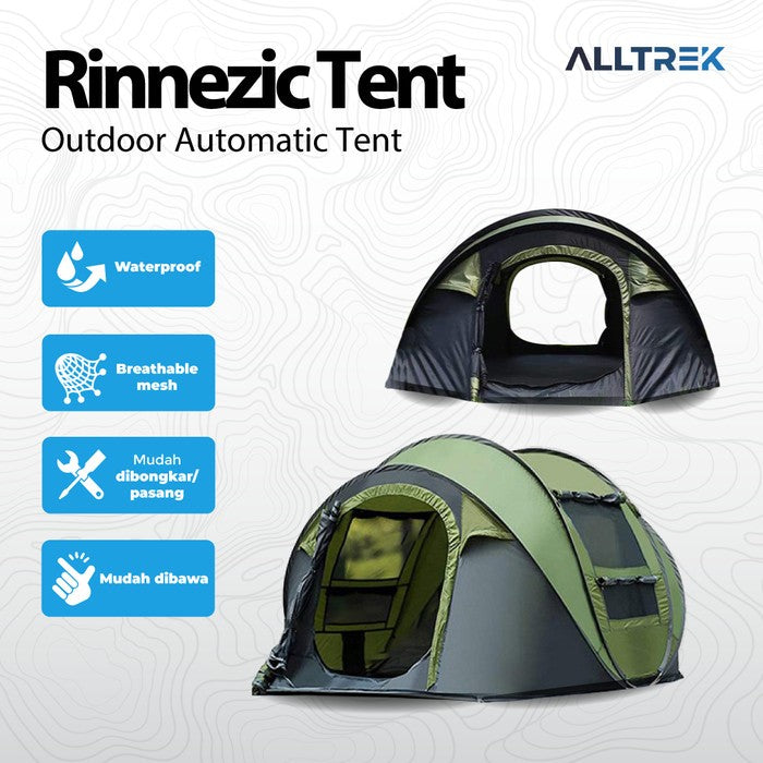 ALLTREK เต็นท์แคมปิ้ง RINNEZIC เต็นท์ป๊อปอัพอัตโนมัติ