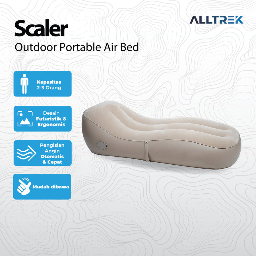 ALLTREK โซฟาเป่าลม SCALER เตียงลมแบบพกพากลางแจ้ง