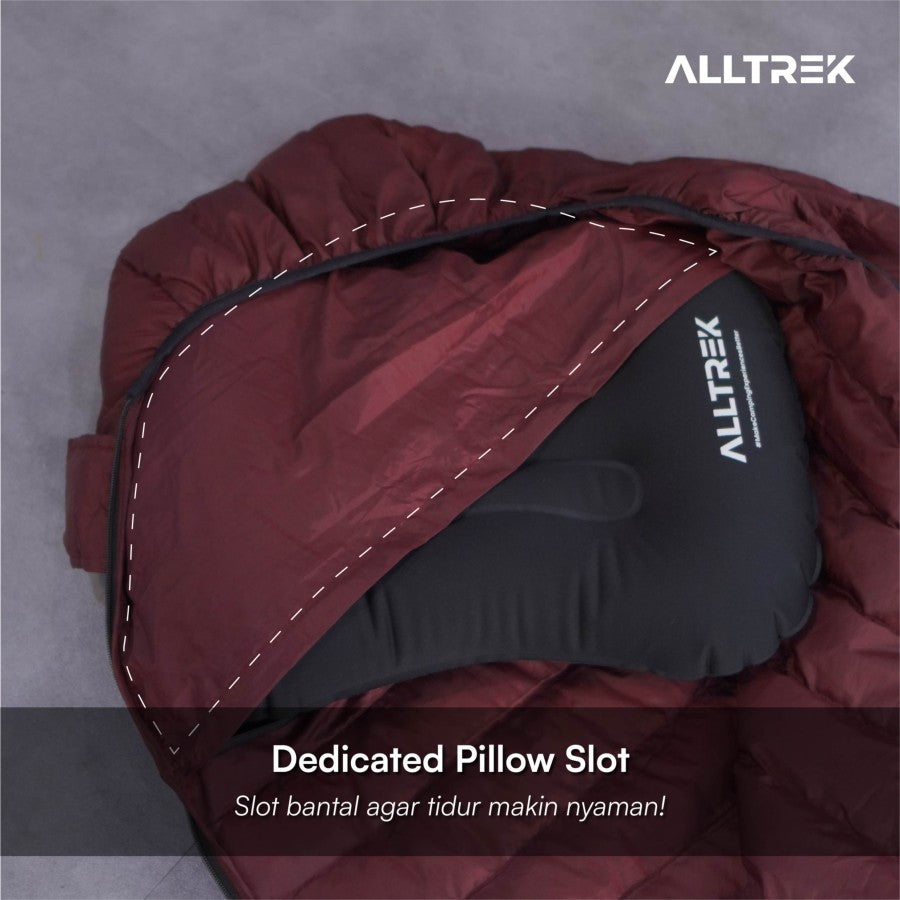 ALLTREK Sleeping Bag SHERVA Synthetic Goose Down Kantong Tidur Camping