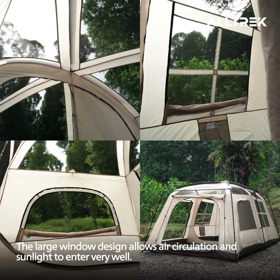 ALLTREK Tenda Camping Tentastic Outdoor 1 Bedroom + 1 Guest Room