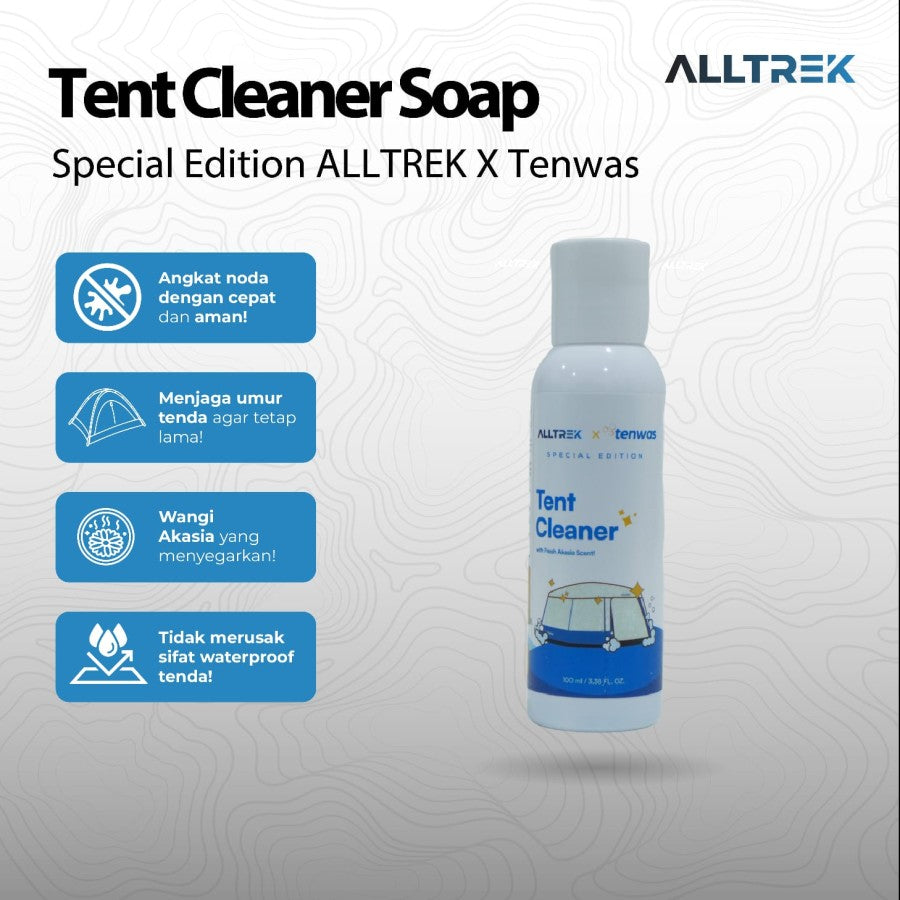 ALLTREK X TENWAS Sabun Pembersih Tenda Camping Hiking Tent Cleaner